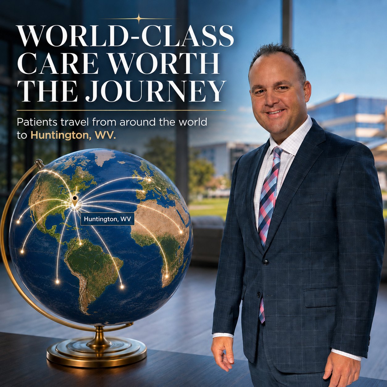 World-Class Care Worth the Journey — patients travel from around the world to Huntington, WV